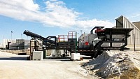 Mobile Crushing Plant for Road and Bridge Construction in Russia