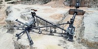 200t Stationary Stone Crushing Plant In Indonesia